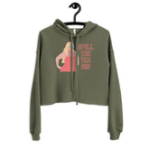 Spill the Tea Sis Crop Hoodie